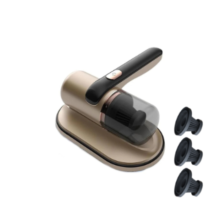 Kvalsterdammsugare med UV-sterilisering och vibration Guld