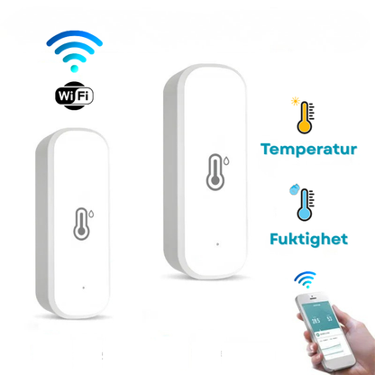 Monitorering av inomhusklimat via wifi