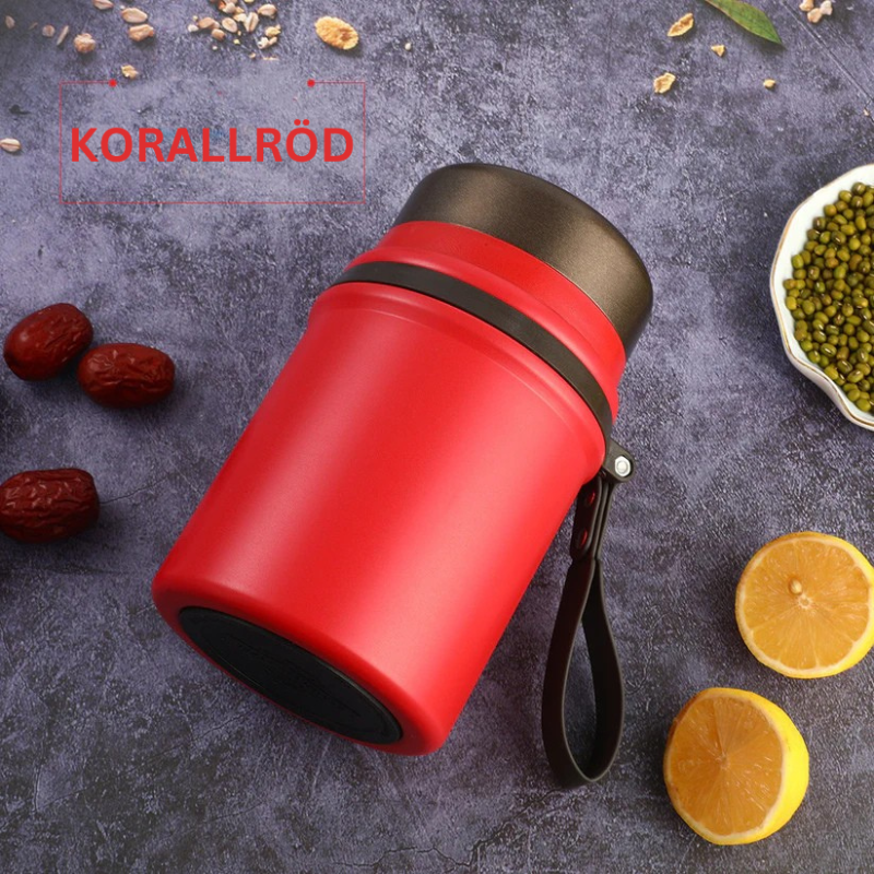 Termos i korallröd färg