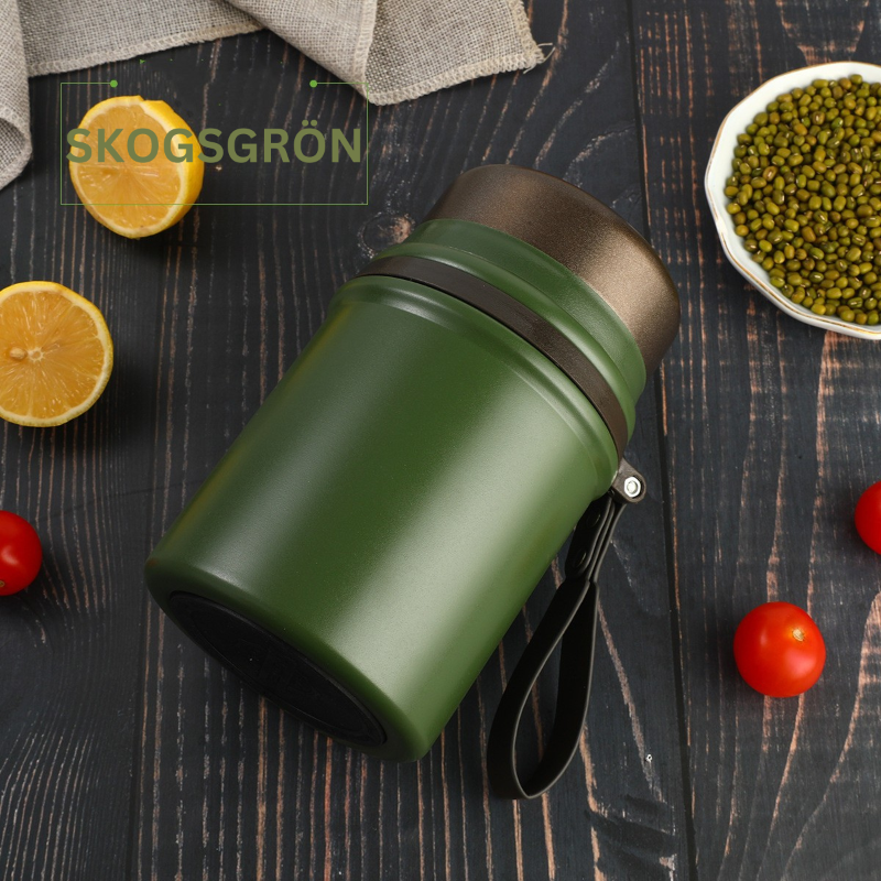 Termos i skogsgrön färg