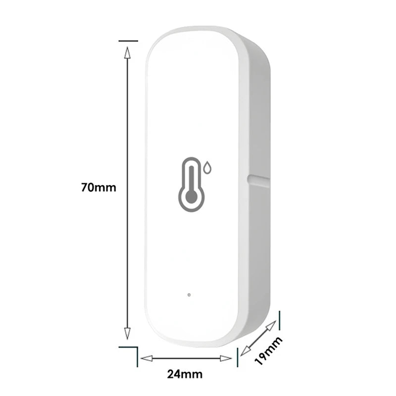 Temperature och fuktighetsmätare wifi mått